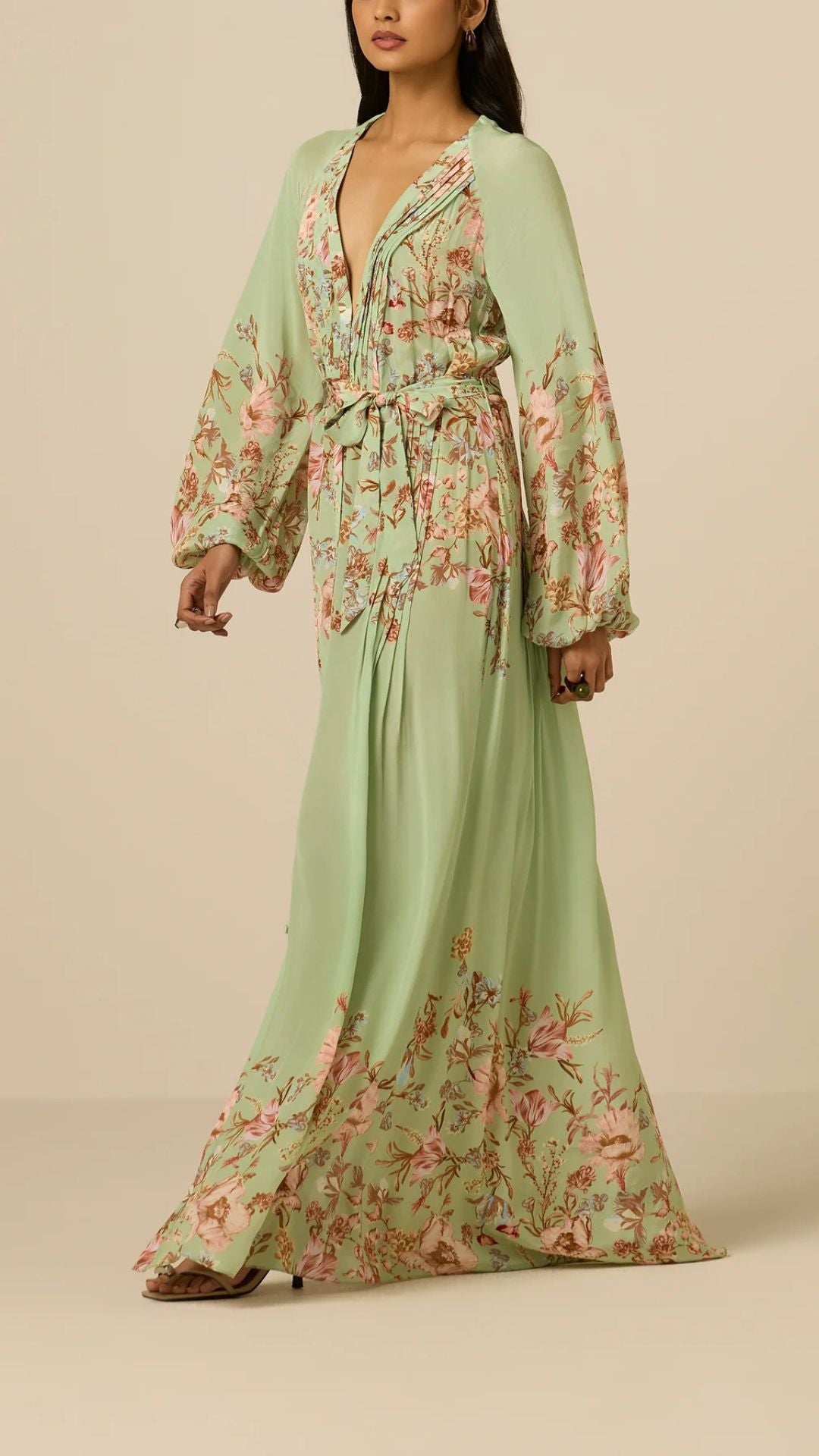 Ezra Pintuck Maxi Dress - Hemant and Nandita