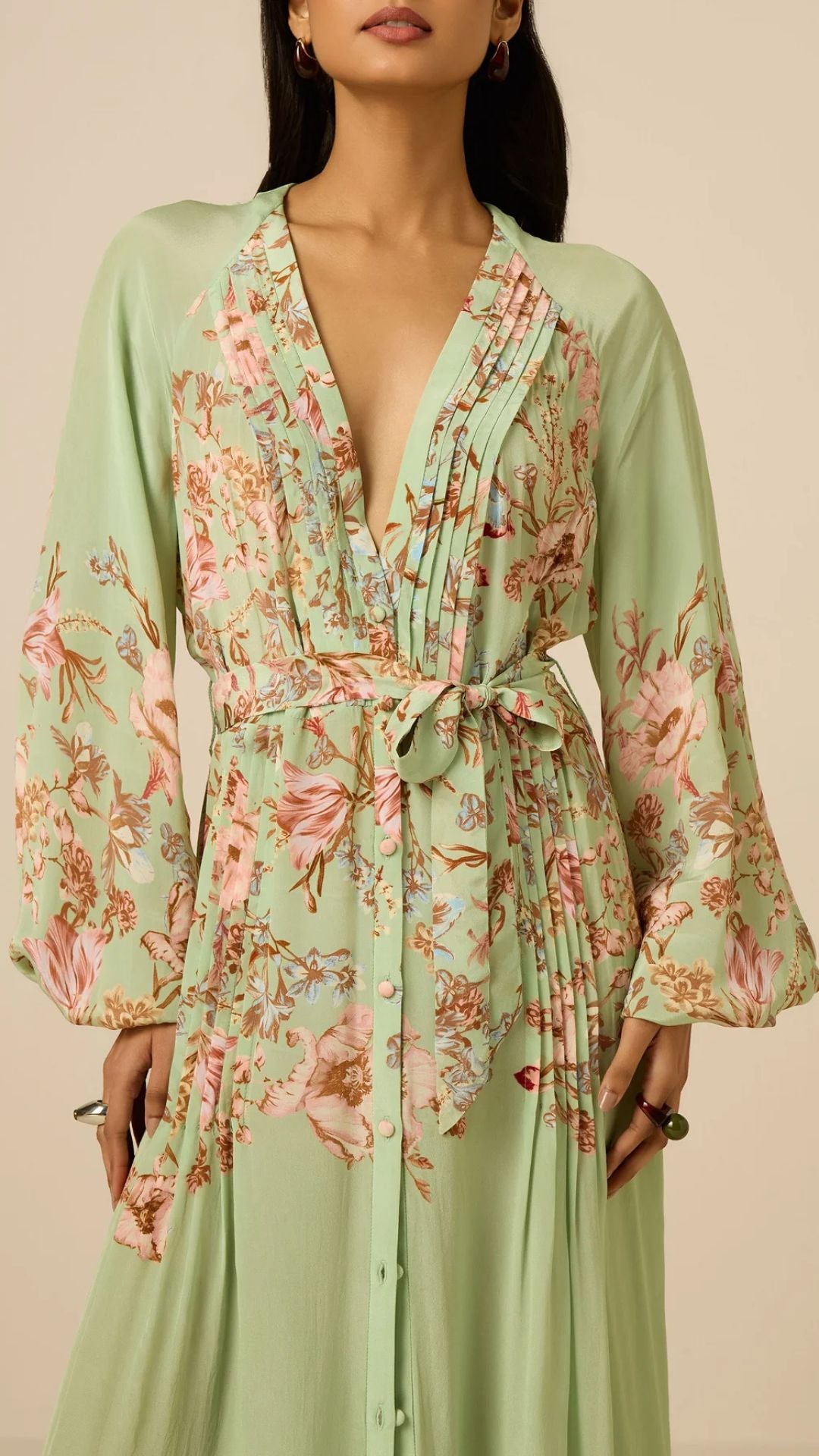 Ezra Pintuck Maxi Dress - Hemant and Nandita
