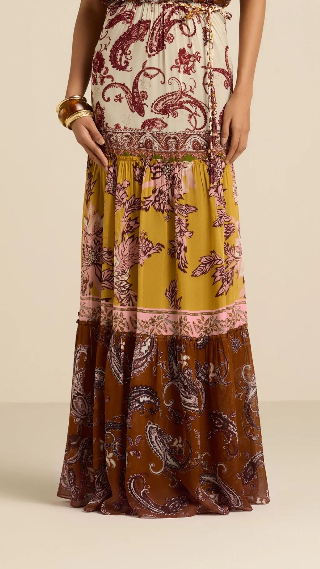 Faria Halter Maxi Dress - Hemant and Nandita