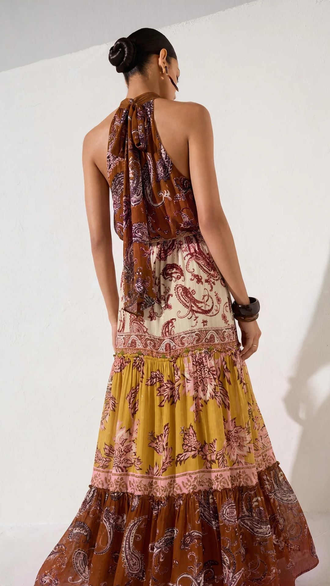 Faria Halter Maxi Dress - Hemant and Nandita