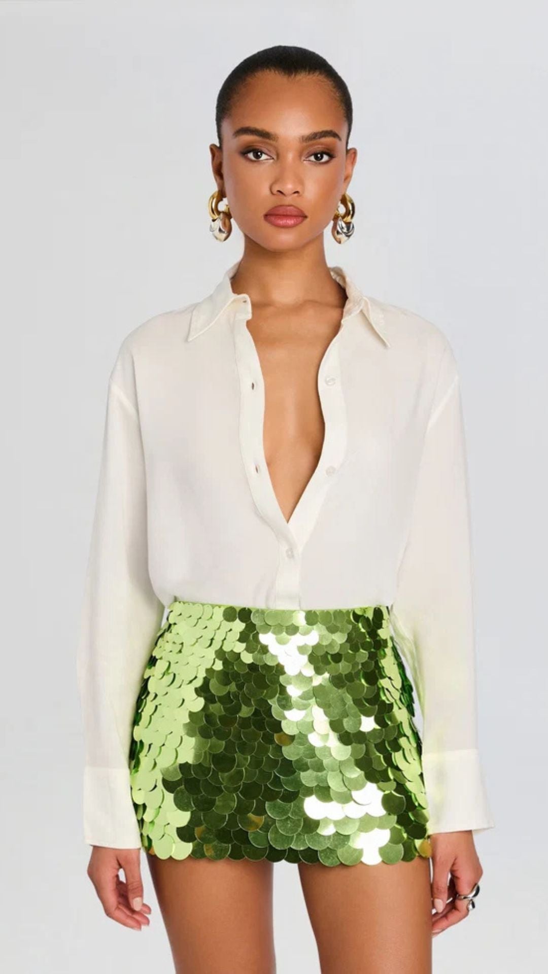 Gabbie Shirt White - Retrofete