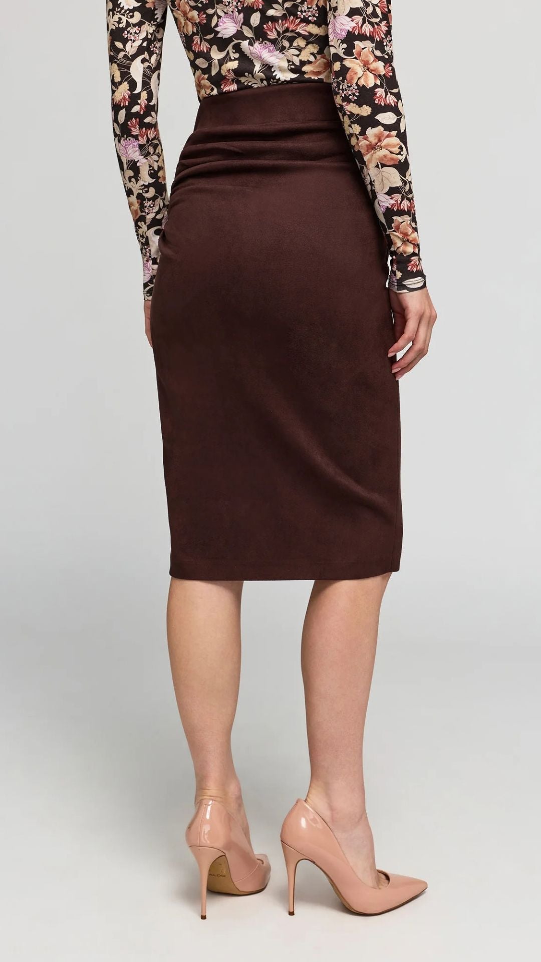 Gina Vegan Suede Skirt - Generation Love