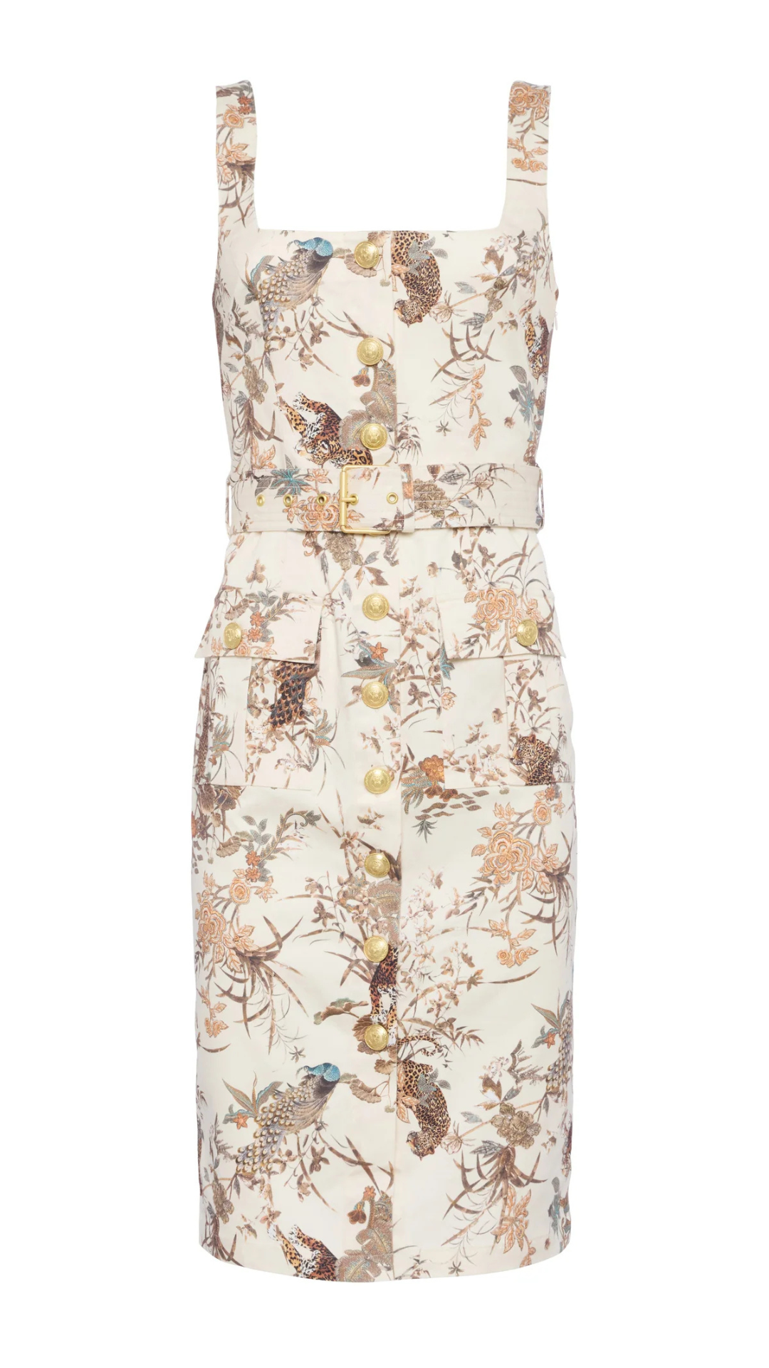 Idy Button-Front Dress - L'Agence