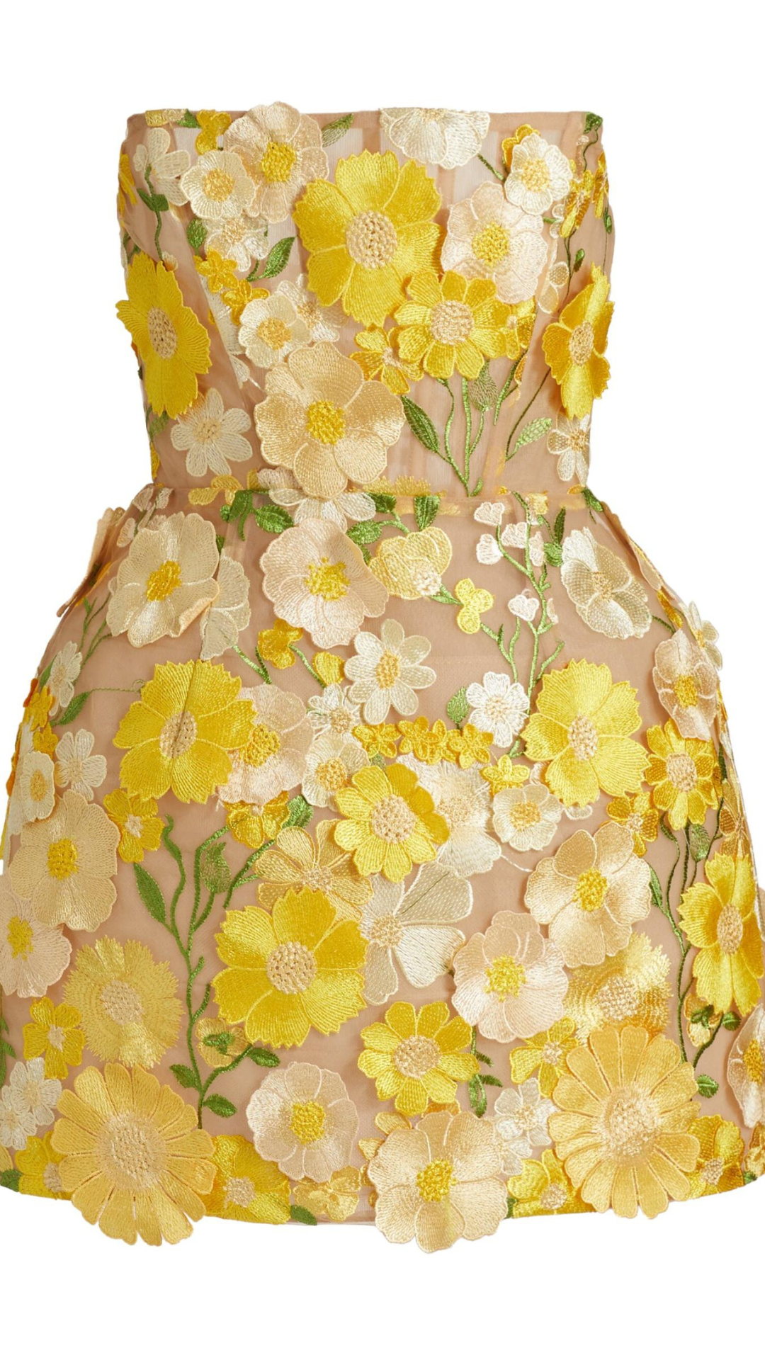 Jasmine Maraya Yellow Mini Dress - Bronx and Banco