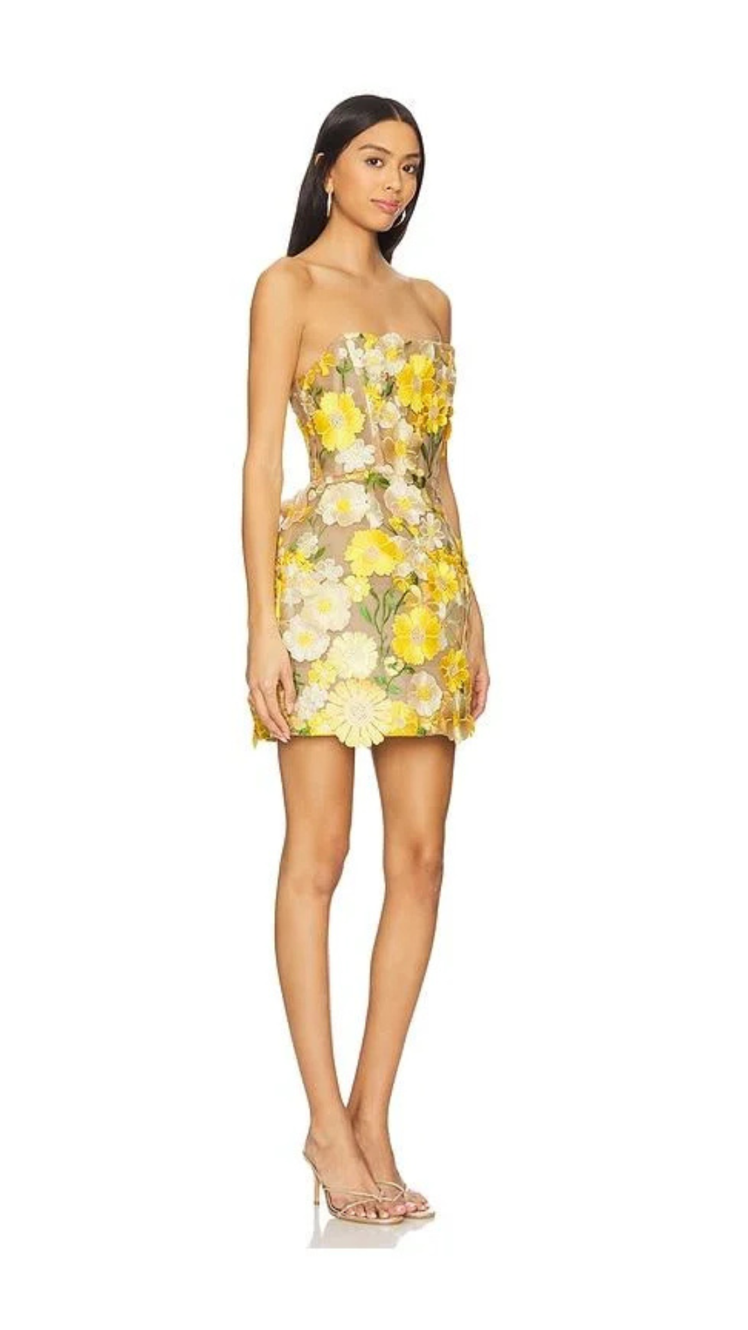 Jasmine Maraya Yellow Mini Dress - Bronx and Banco