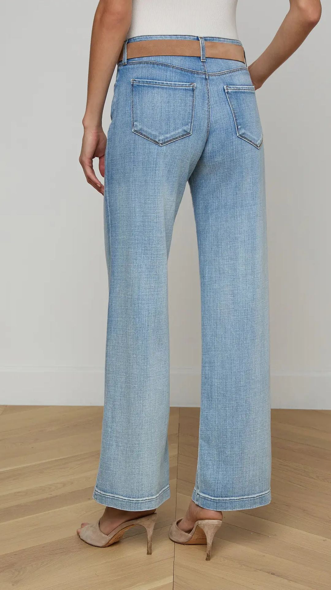 Joanne Low Rise Wide Leg - L'Agence