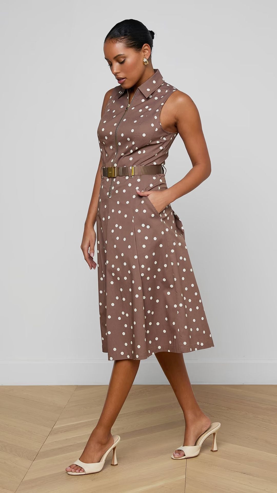 Kylo Belted Shirt Dress - L'Agence