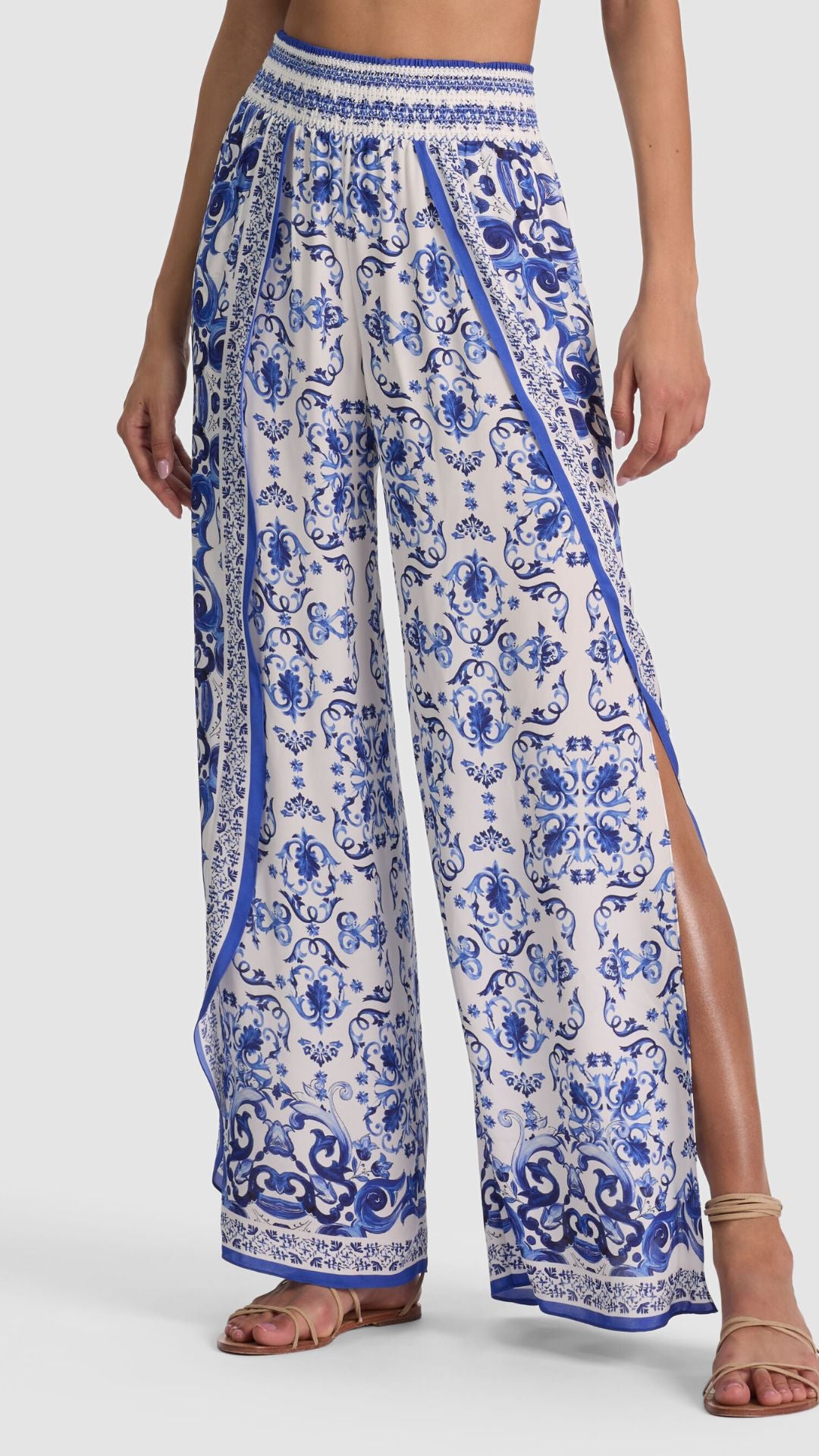Larissa Open Pleat Pant Solstice - Alice and Olivia