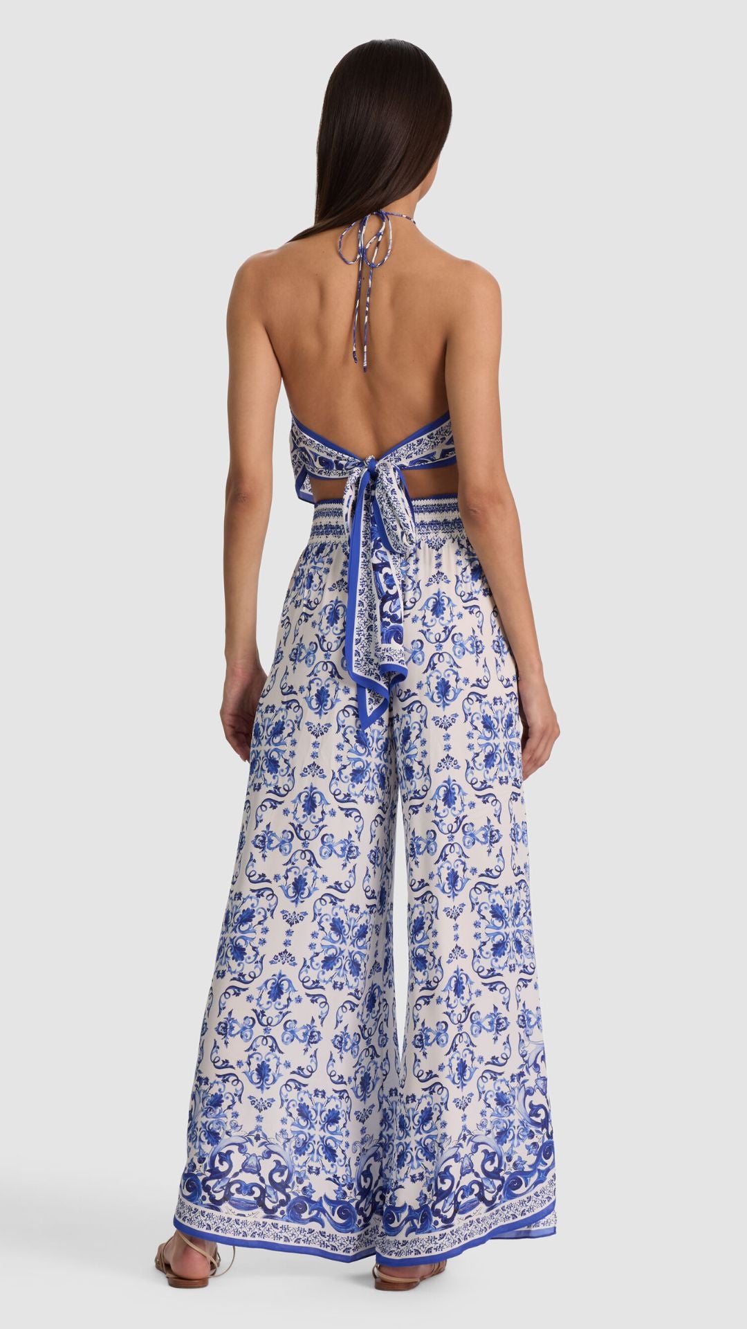 Larissa Open Pleat Pant Solstice - Alice and Olivia