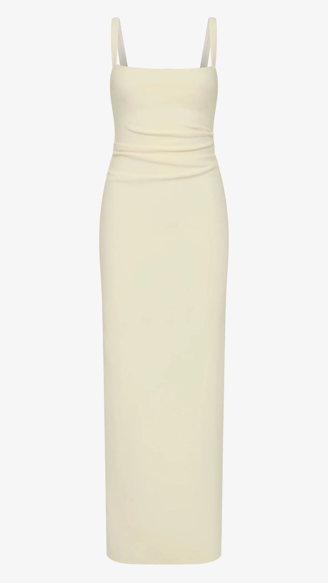 Leora Tuck Maxi Dress Lemon Sorbet - BEC + BRIDGE