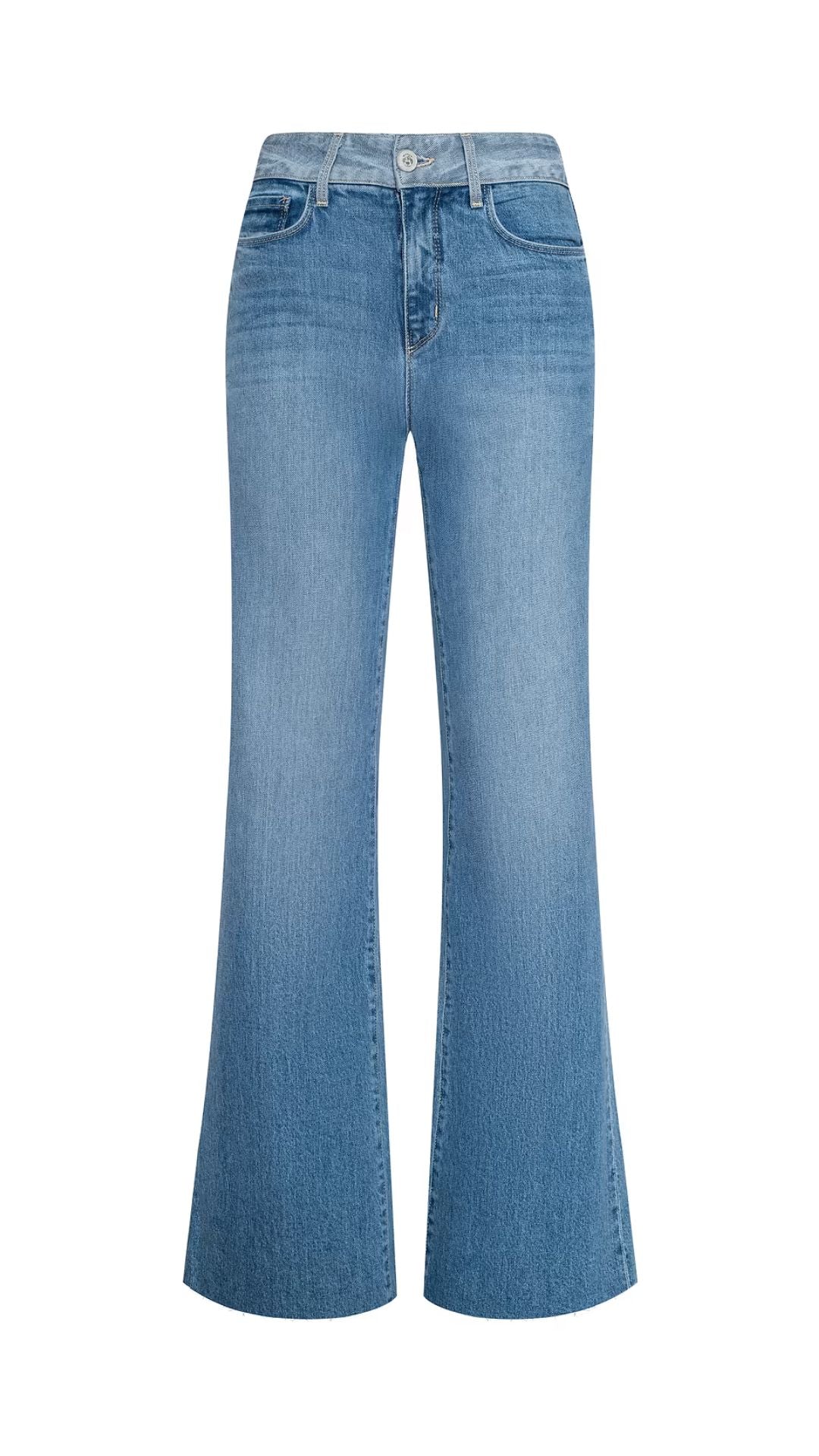 Louane Wide-Leg Flare Jean - L'Agence
