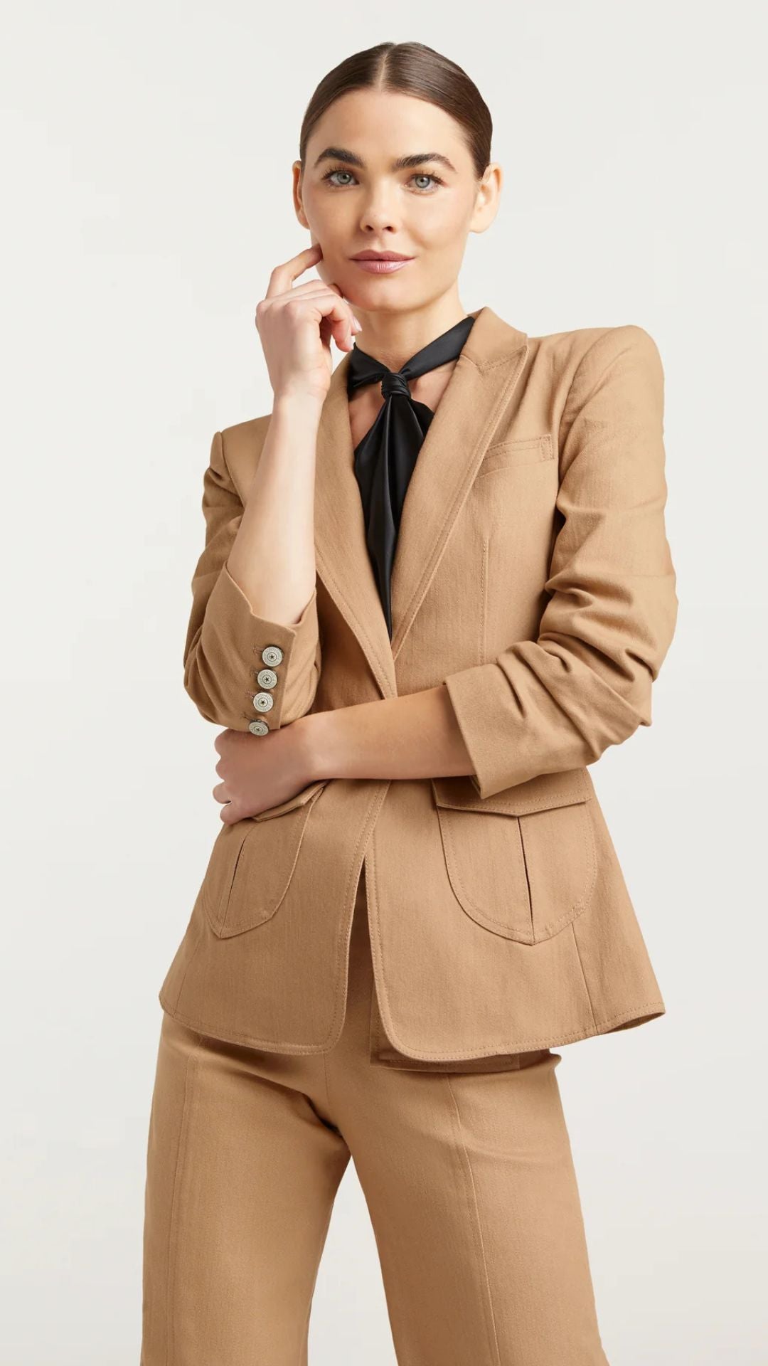 Louisa Jean Jacket Sahara Denim - Cinq a Sept