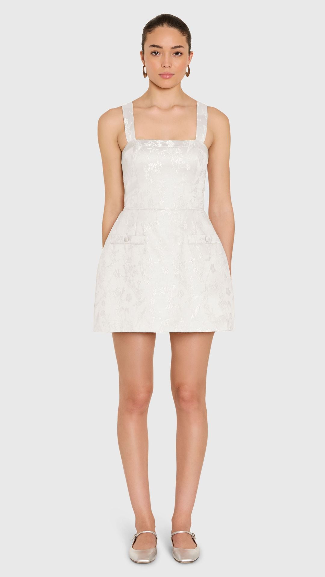Martini Romper in White - Amanda Uprichard