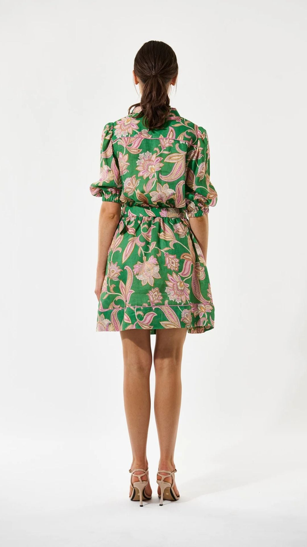 Marydea NS - Dress - Paisley Full Green - Dea Kudibal