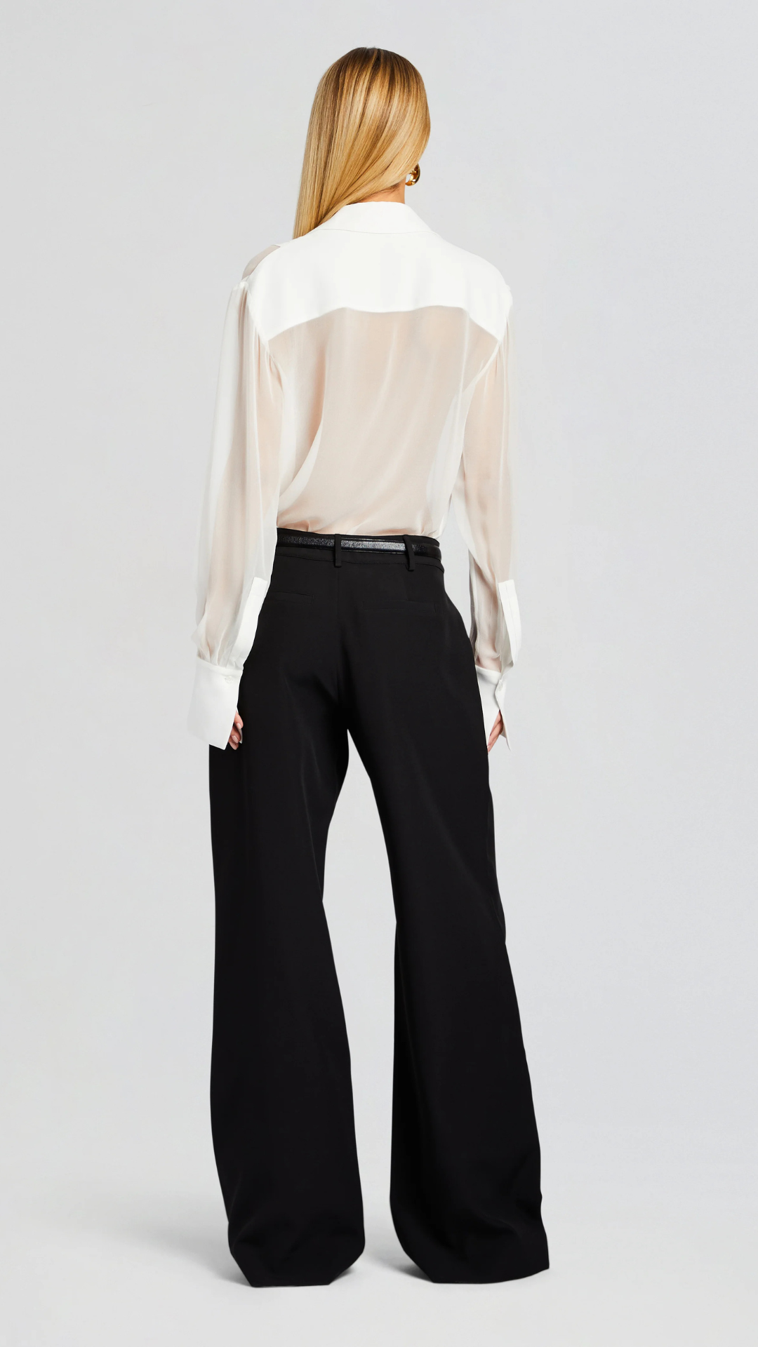 Meghan Panelled Silk Blouse - Sans Faff