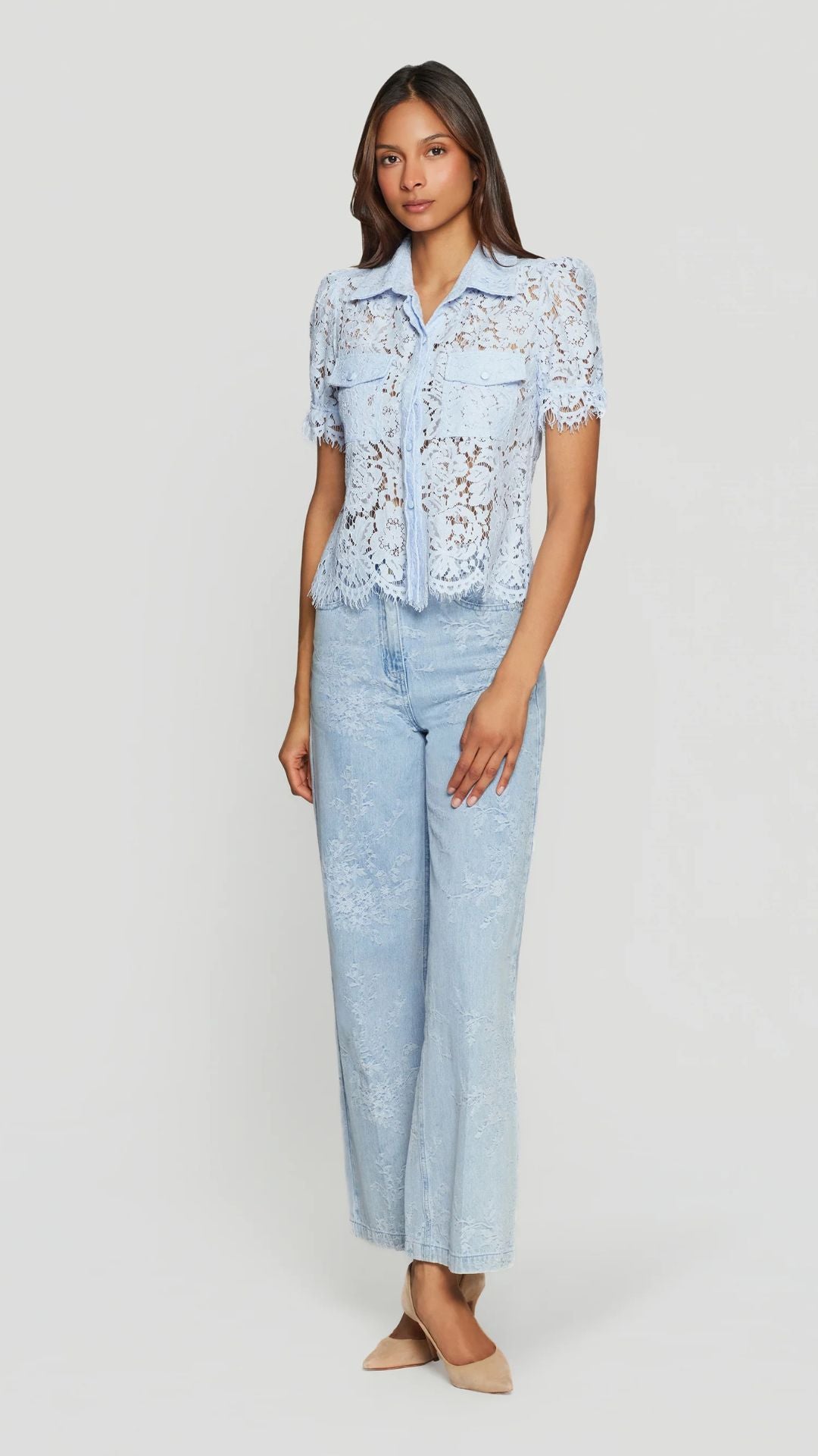 Mina Lace Shirt - Generation Love