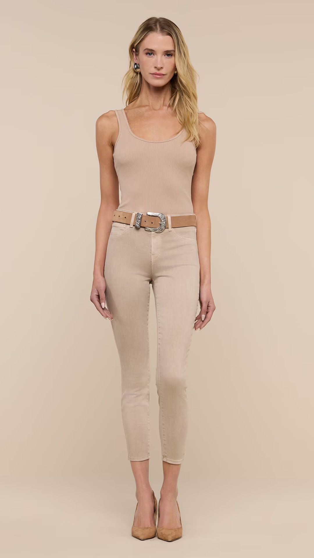 Nica Scoopneck Bodysuit Cappuccino - L'Agence
