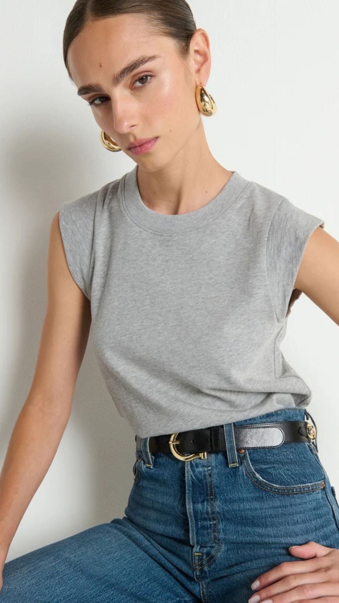 Patti Muscle Tank Heather