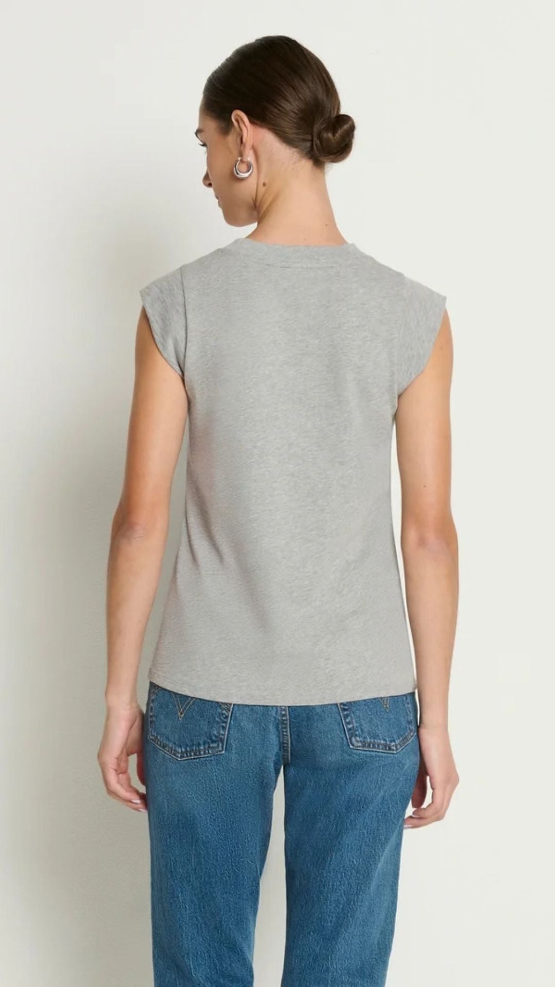 Patti Muscle Tank Heather Grey - Nation Ltd.