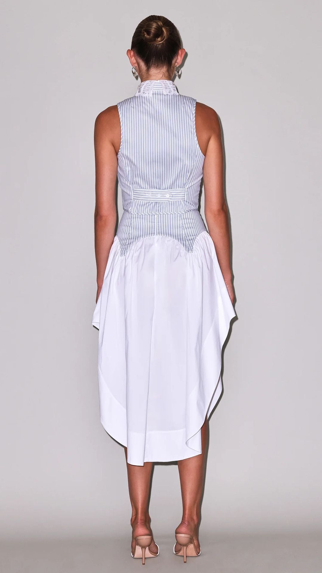 Poplin Bib Top East Hampton Stripe - Fleur Du Mal