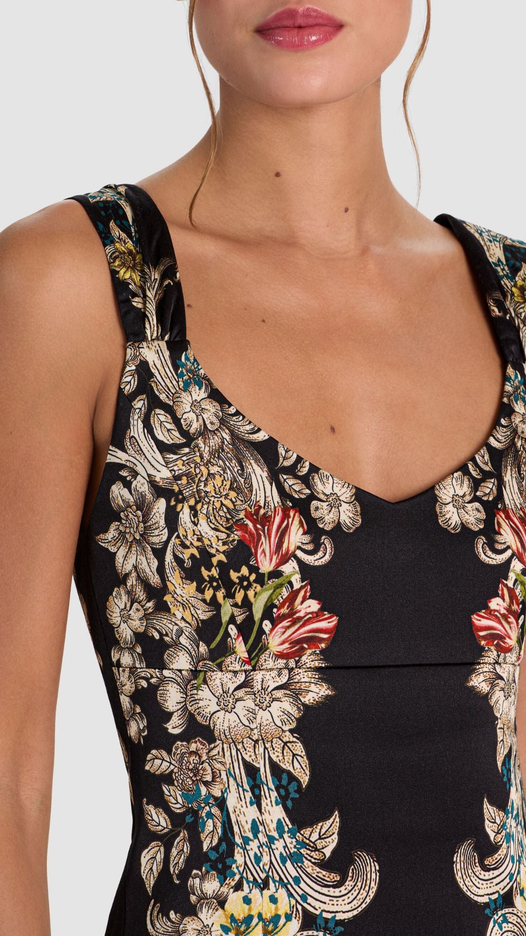 Renee Fitted Mini Dress - Alice and Olivia