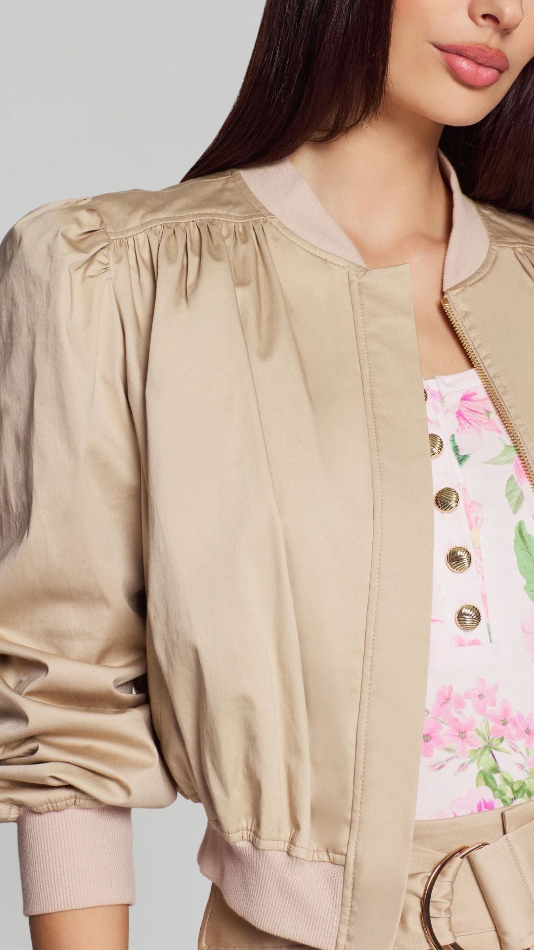 Sariah Cotton Sateen Bomber - Generation Love