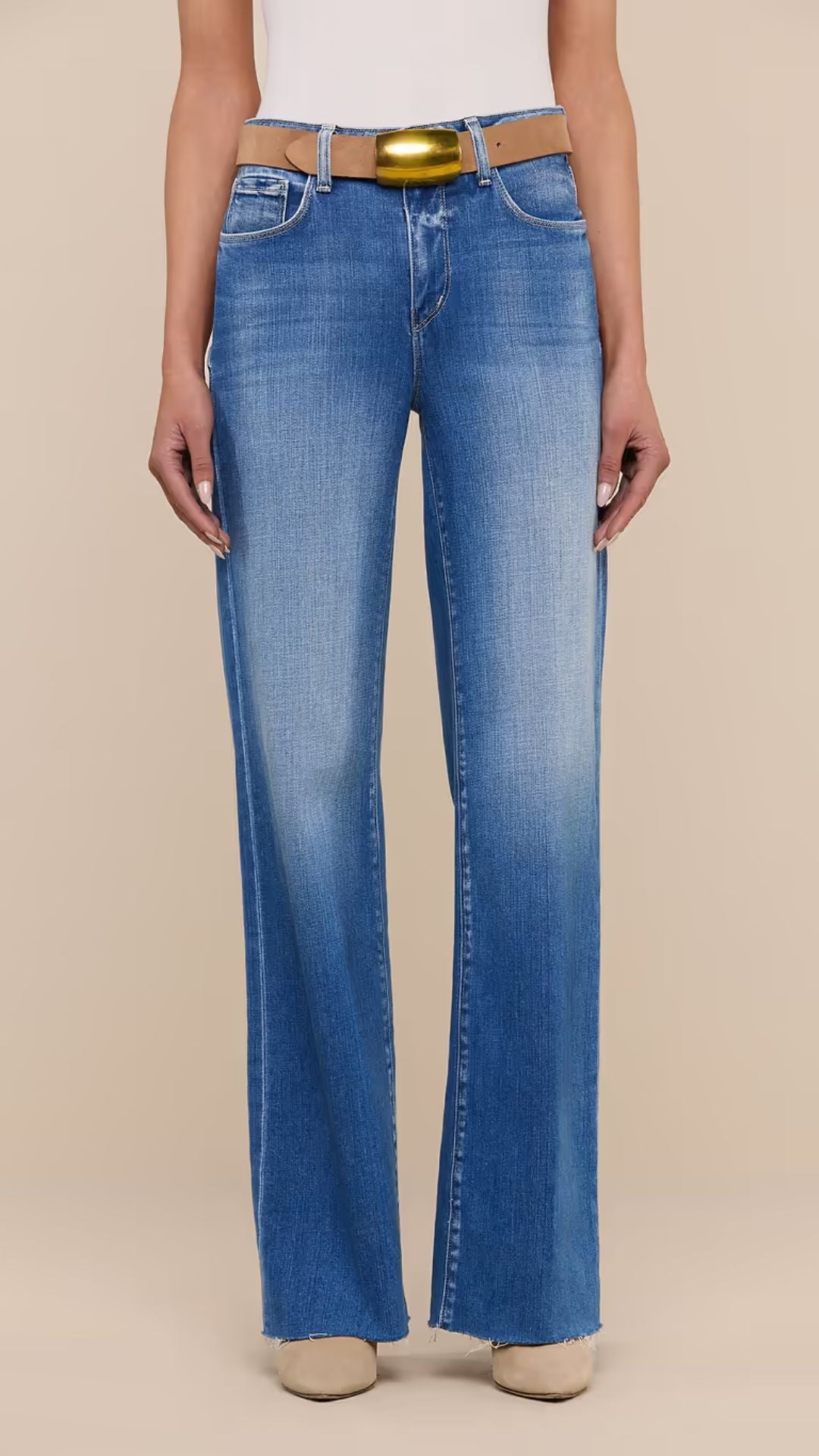 Scottie Wide-Leg Jean Hayward - L'Agence
