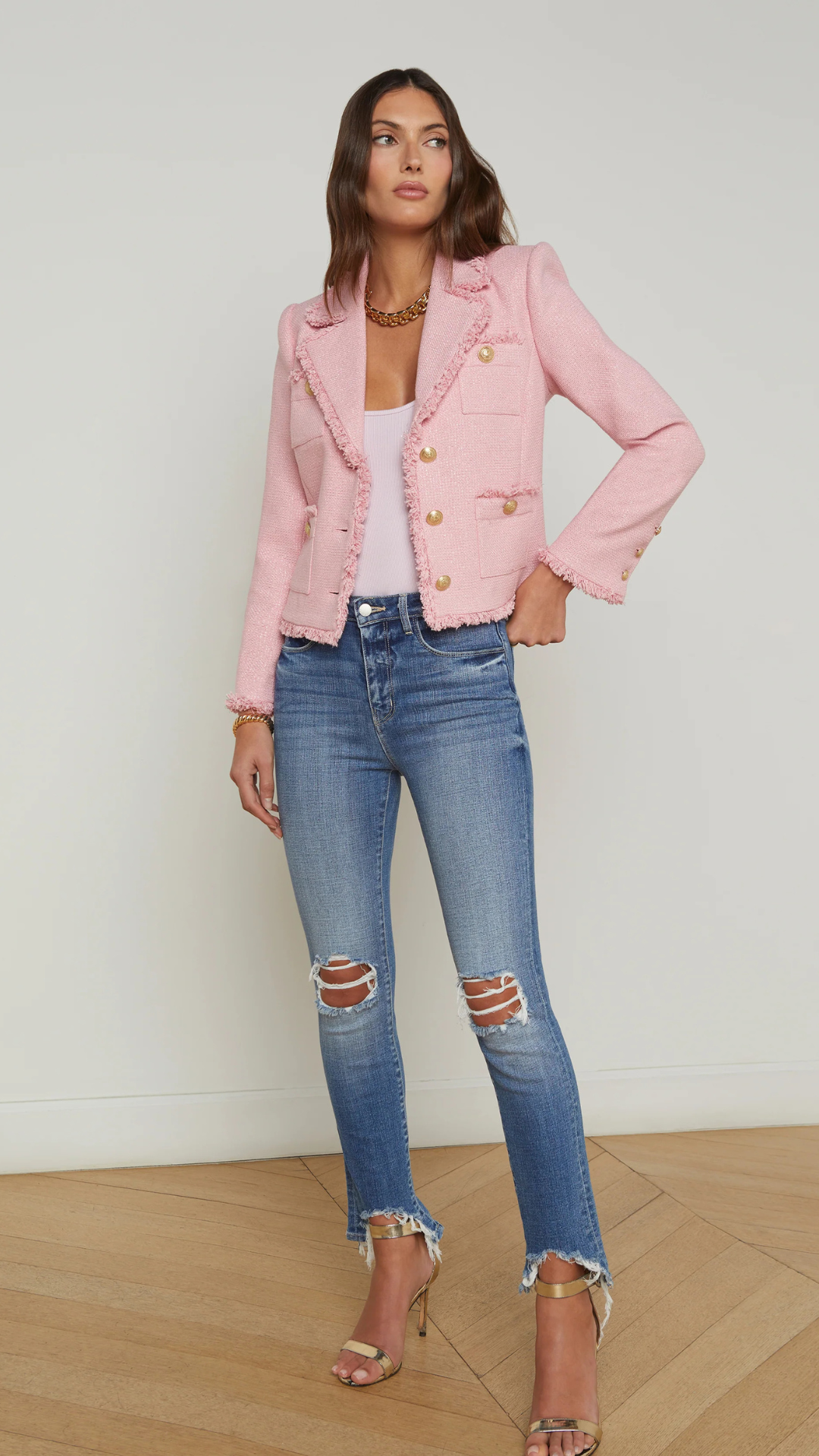 Sylvia Collared Jacket - L'Agence