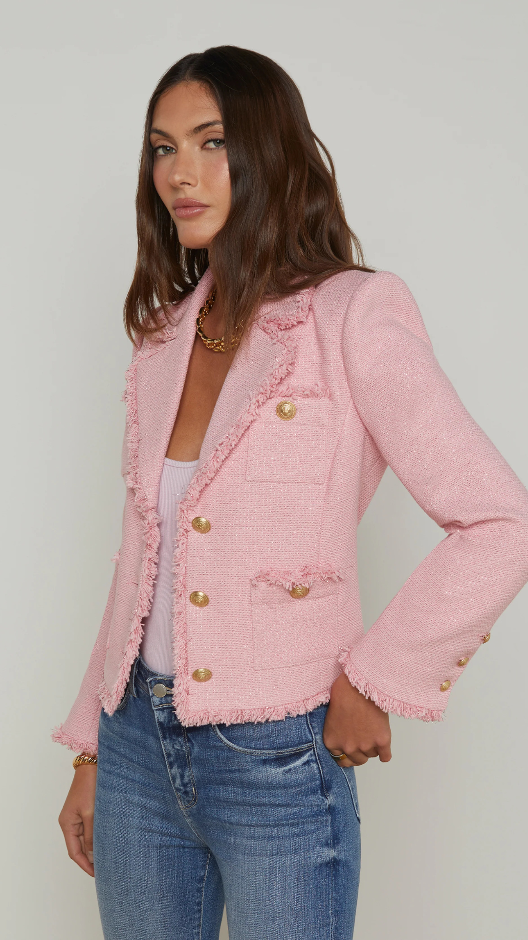 Sylvia Collared Jacket - L'Agence