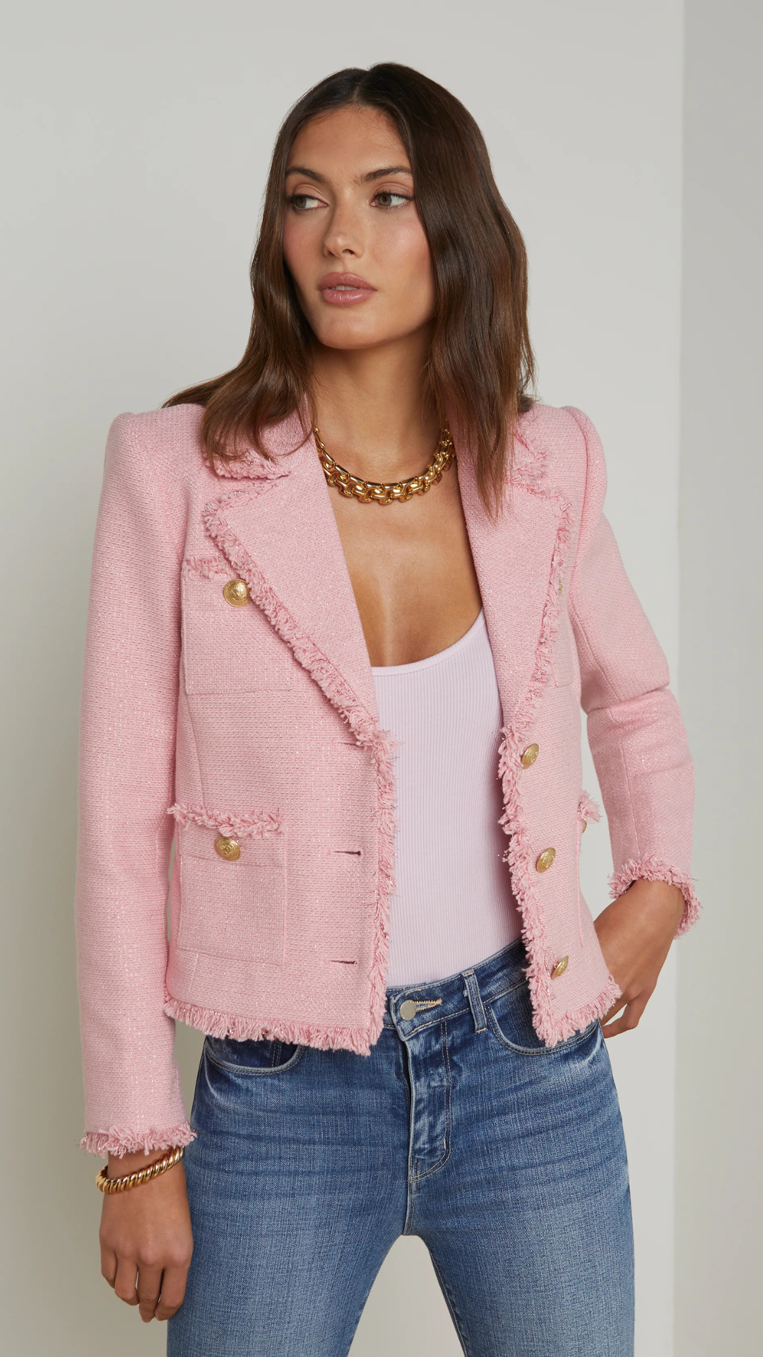 Sylvia Collared Jacket - L'Agence