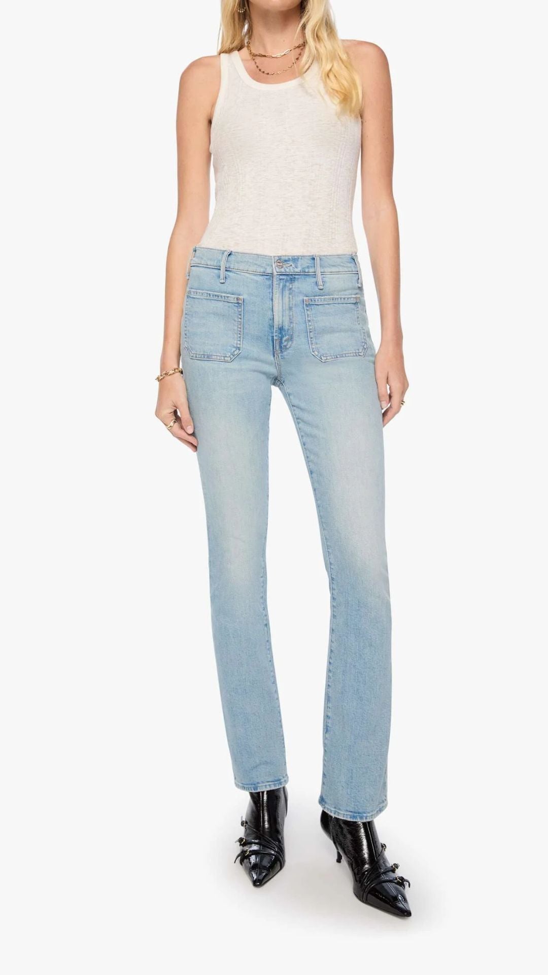 The Patch Pocket Insider Sneak - Mother Denim