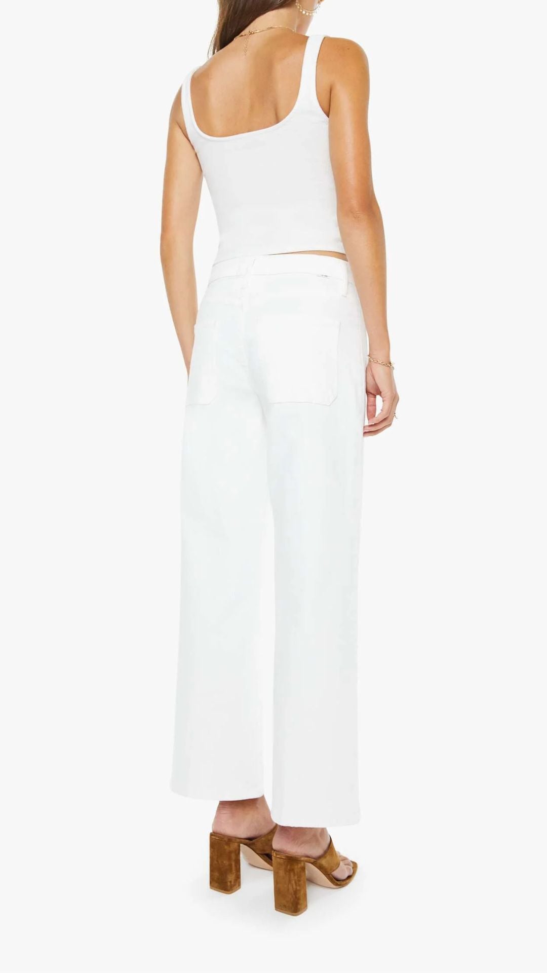 The Patch Pocket Mid Rise Maven Ankle - Mother Denim