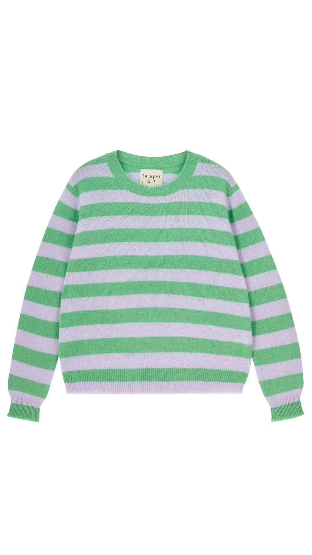 Stripe Distressed Crew - Jumper 1234