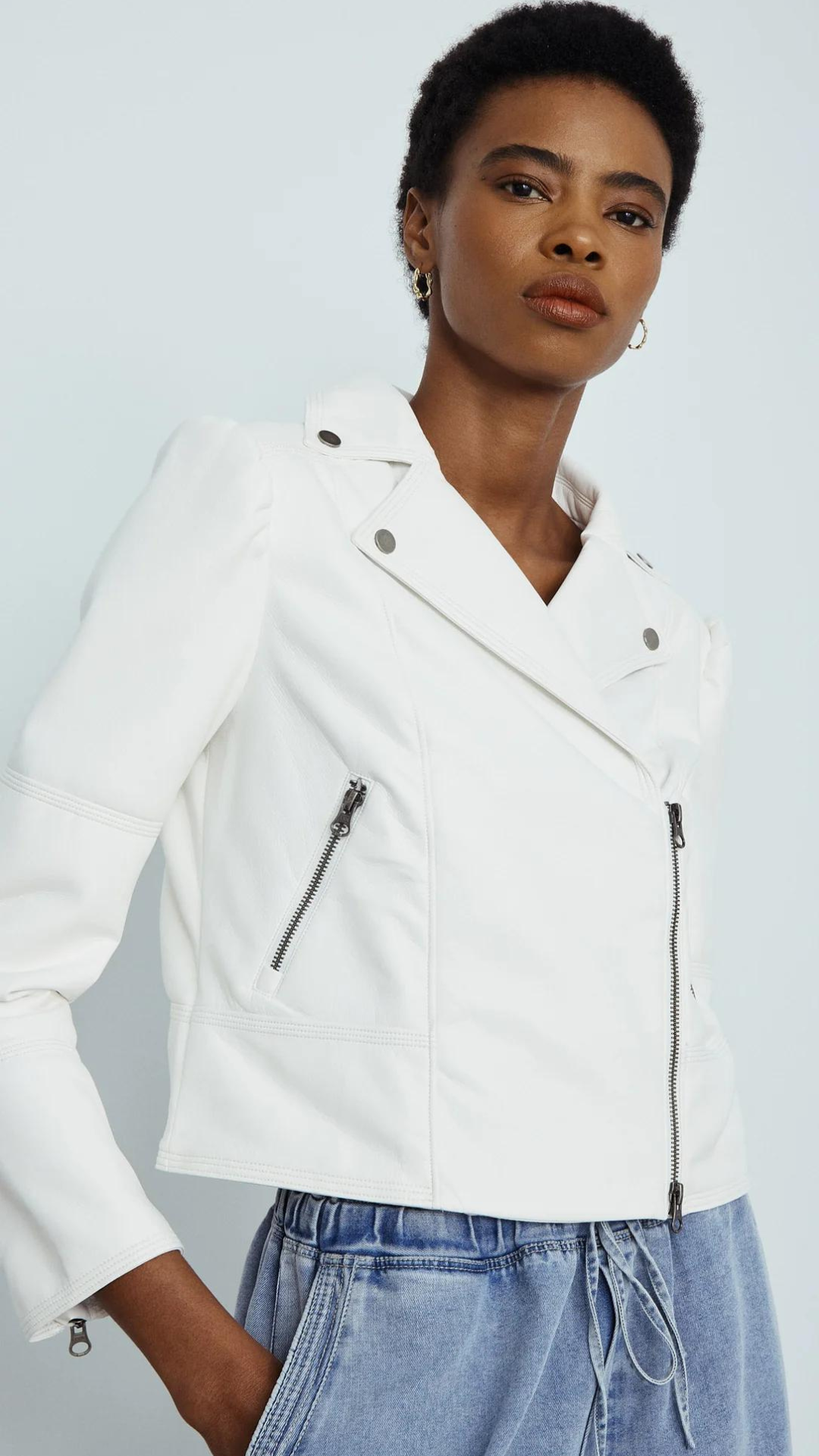 Hillside Faux Leather Jacket - Melissa Nepton