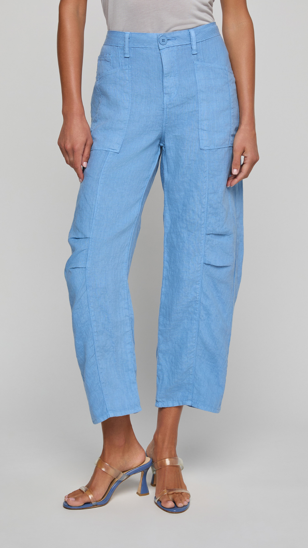 Cody Cropped Linen Pant
