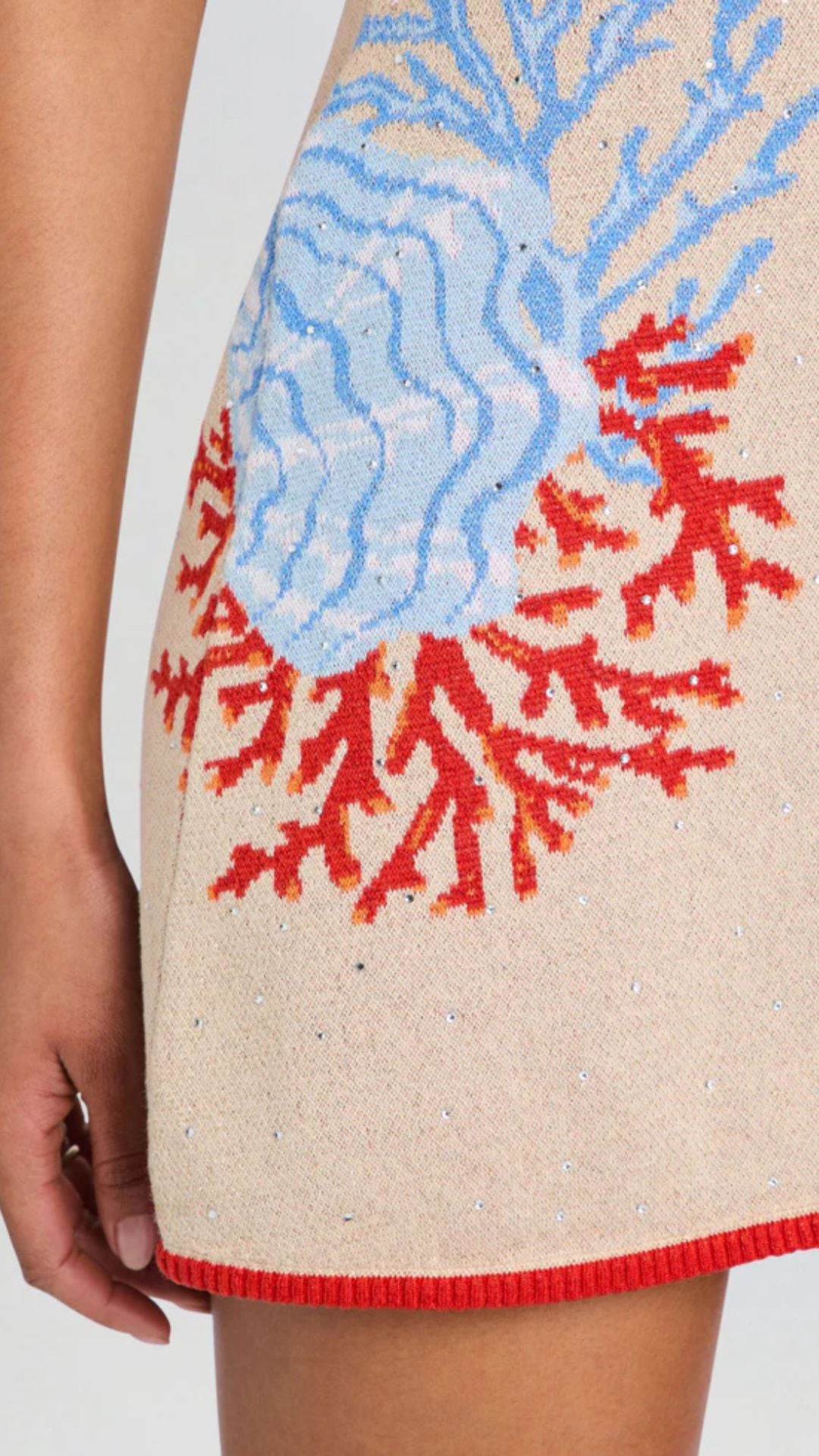 Valcra Knit Dress Sand Multi - Retrofete
