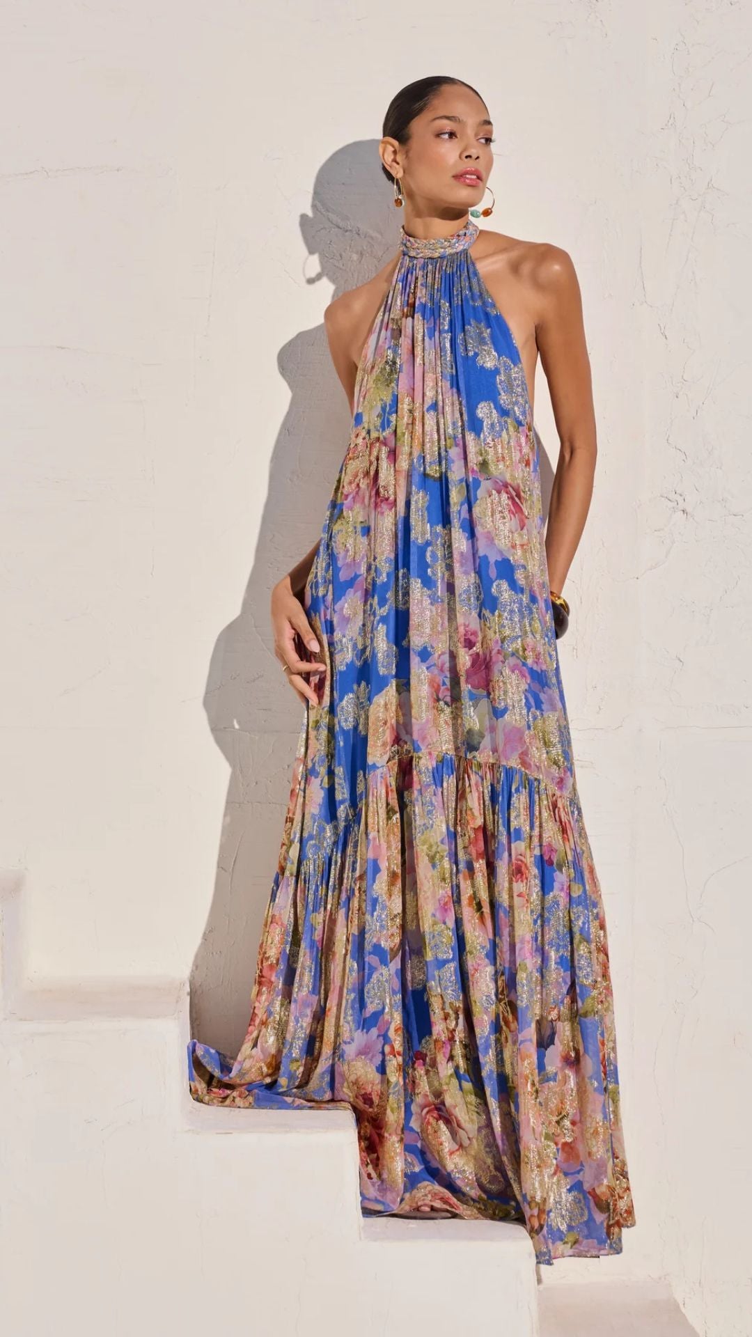 Vanya Backless Maxi Dress - Hemant and Nandita