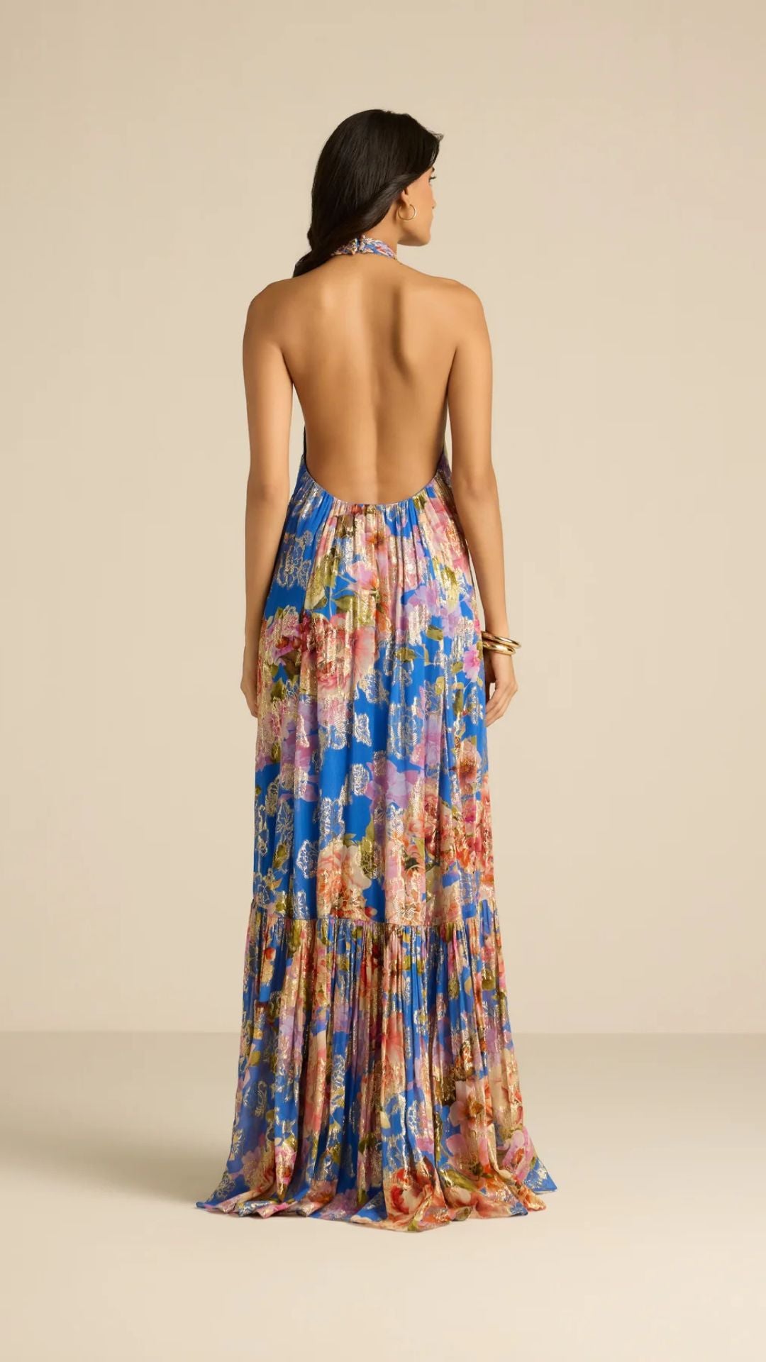 Vanya Backless Maxi Dress - Hemant and Nandita