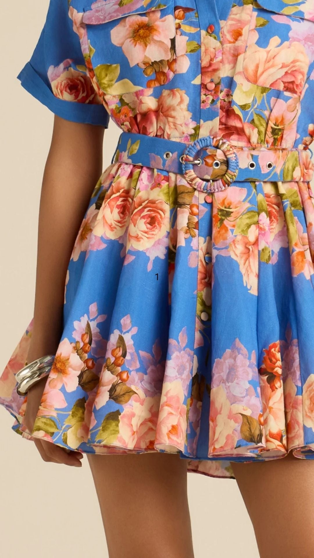 Vanya Buckle Short Dress - Hemant and Nandita