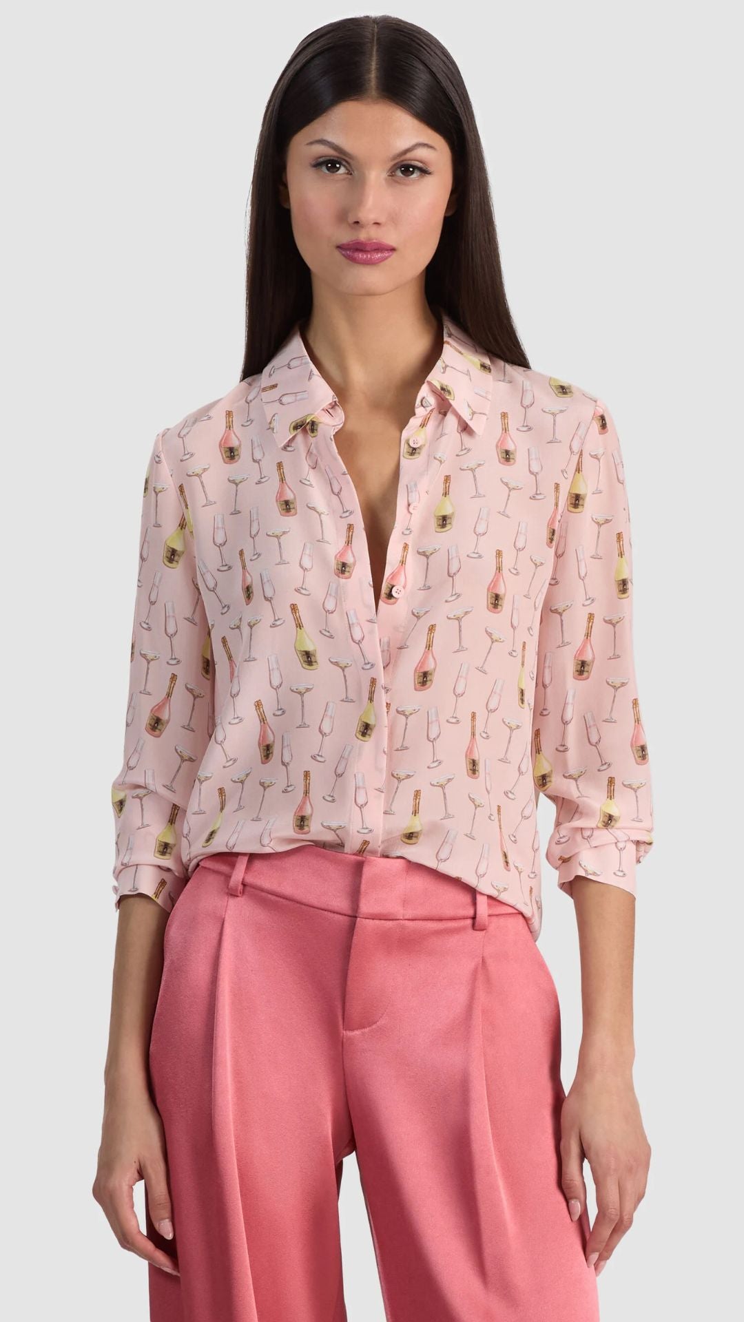Willa Silk Blouse - Alice and Olivia