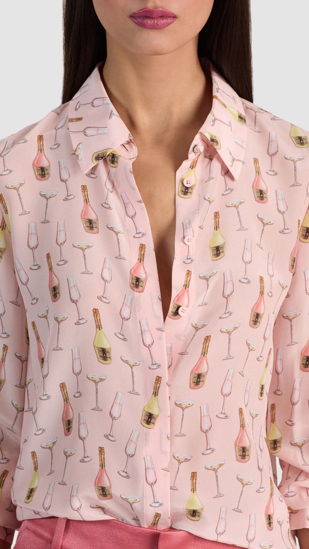 Willa Silk Blouse - Alice and Olivia