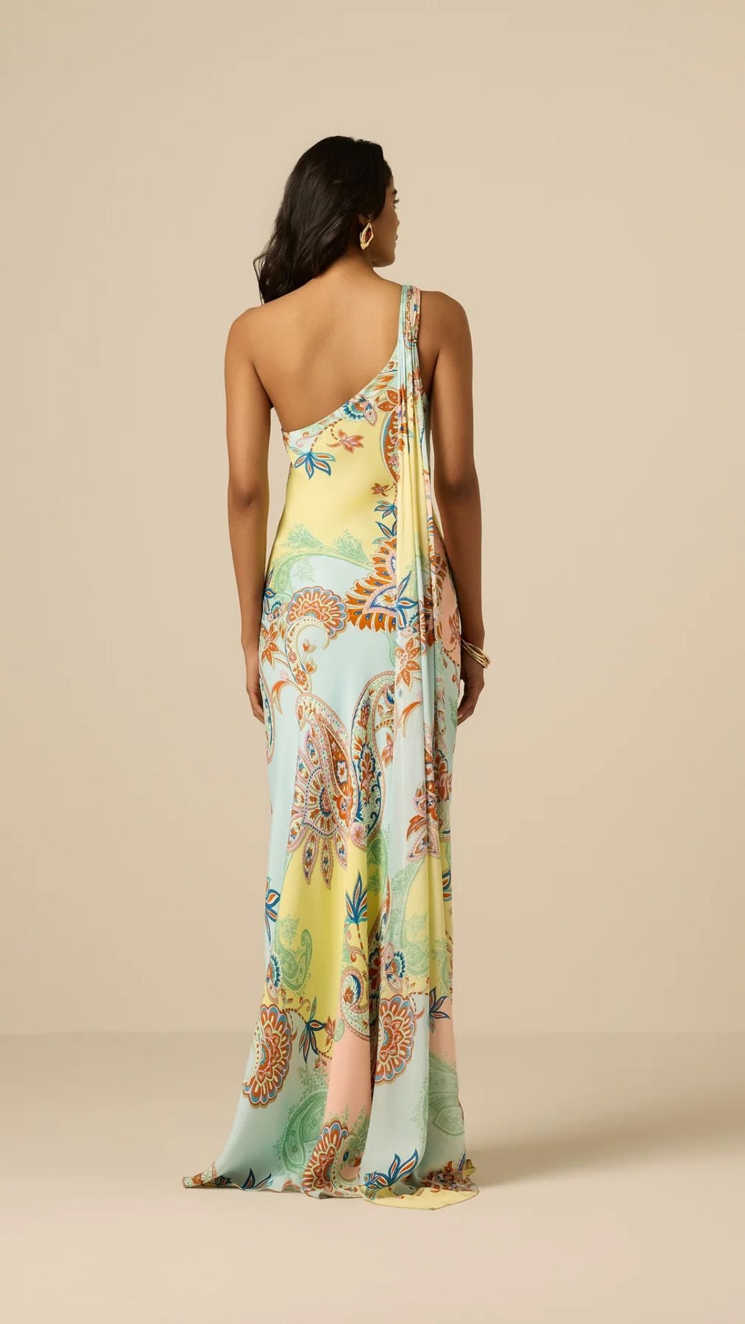 Yuti One Shoulder Dress - Hemant and Nandita