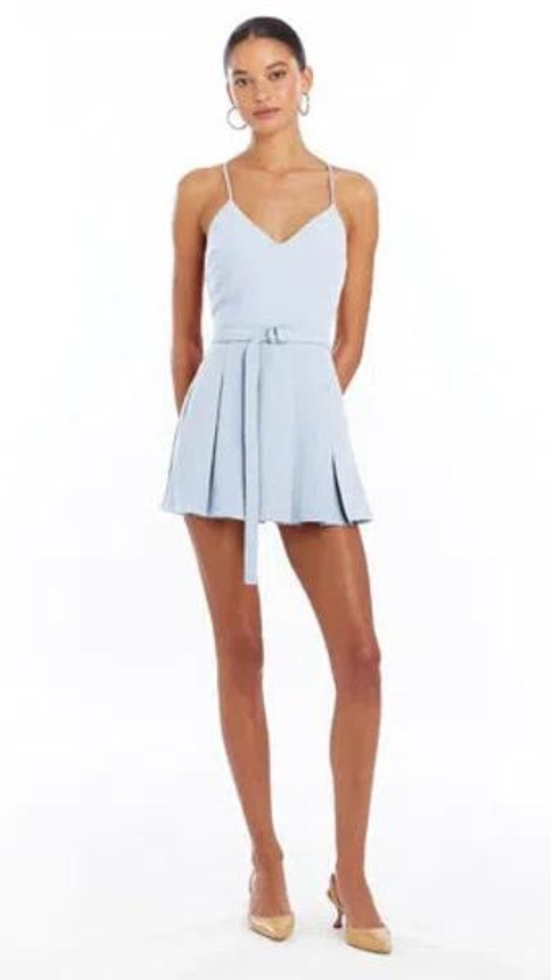 Blair Belted Romper - Amanda Uprichard