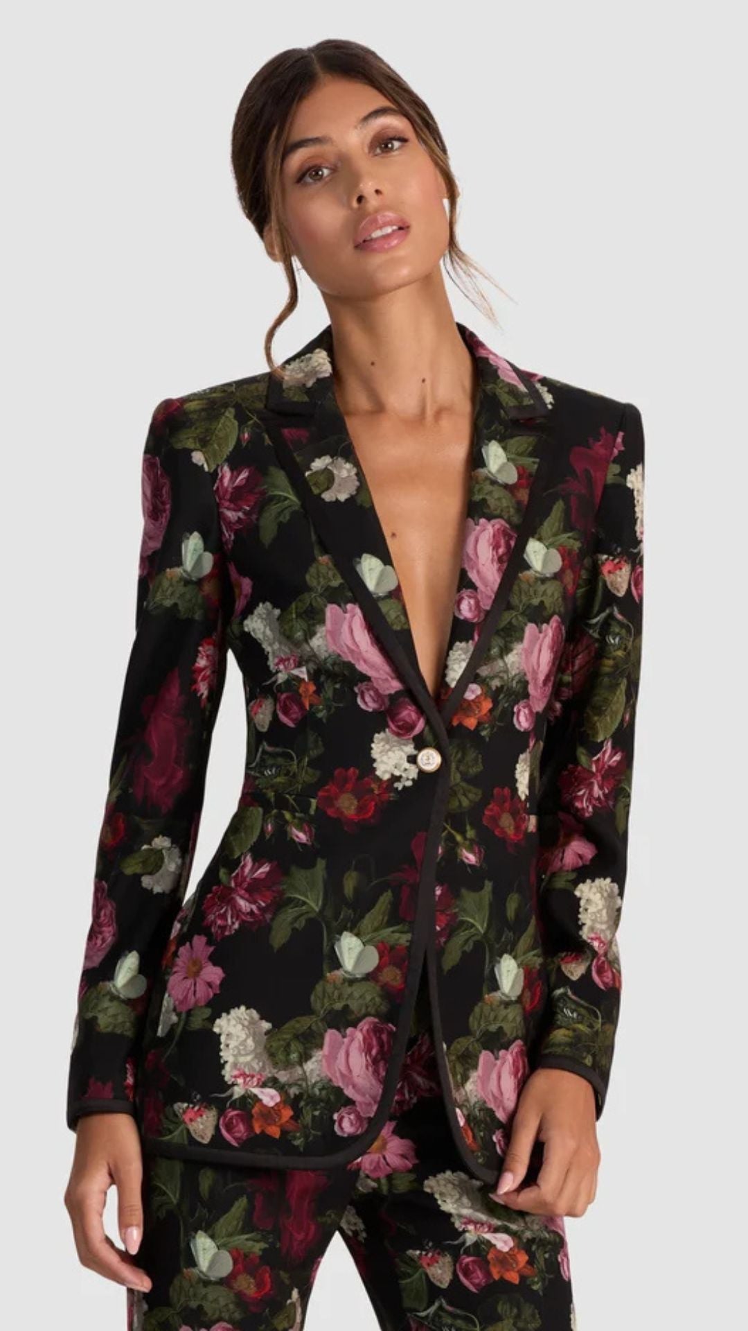 Breann Printed Blazer - Alice and Olivia