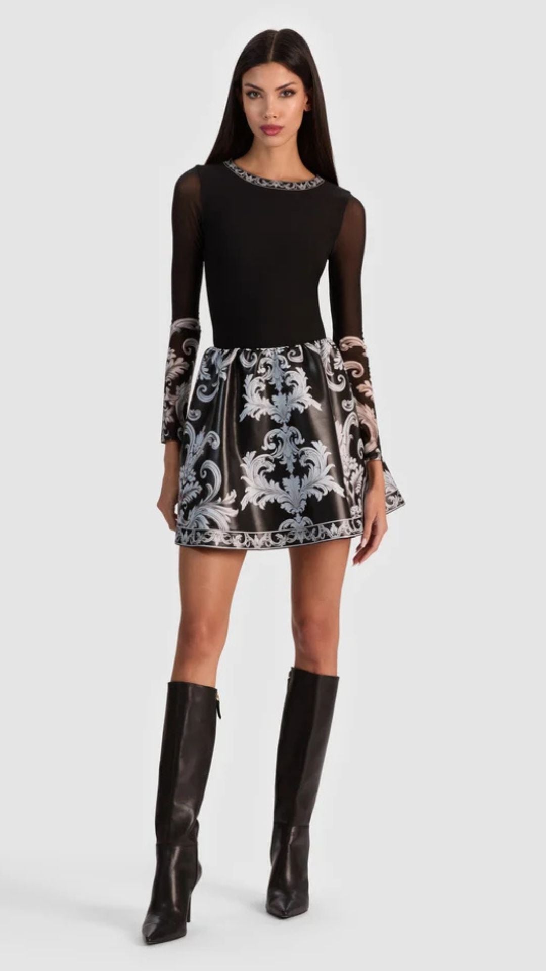 Chara Vegan Mini Dress - Alice and Olivia