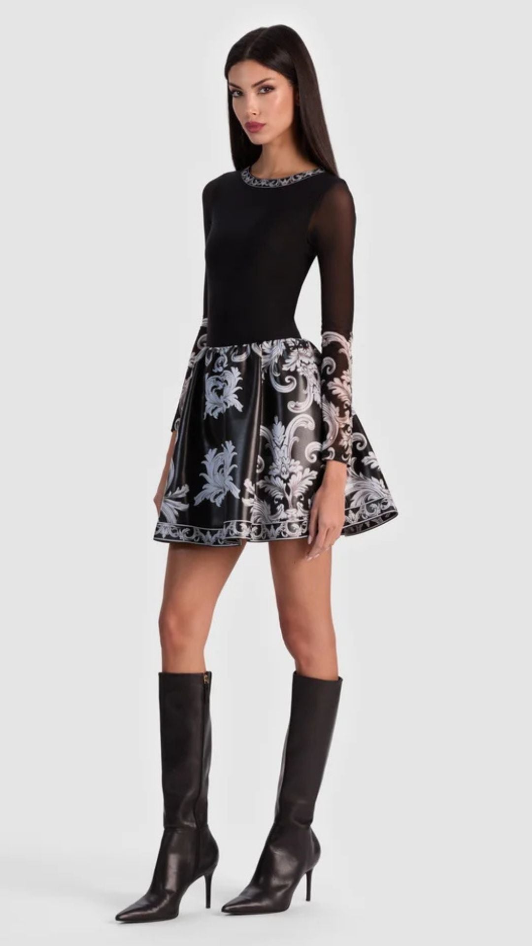 Chara Vegan Mini Dress - Alice and Olivia