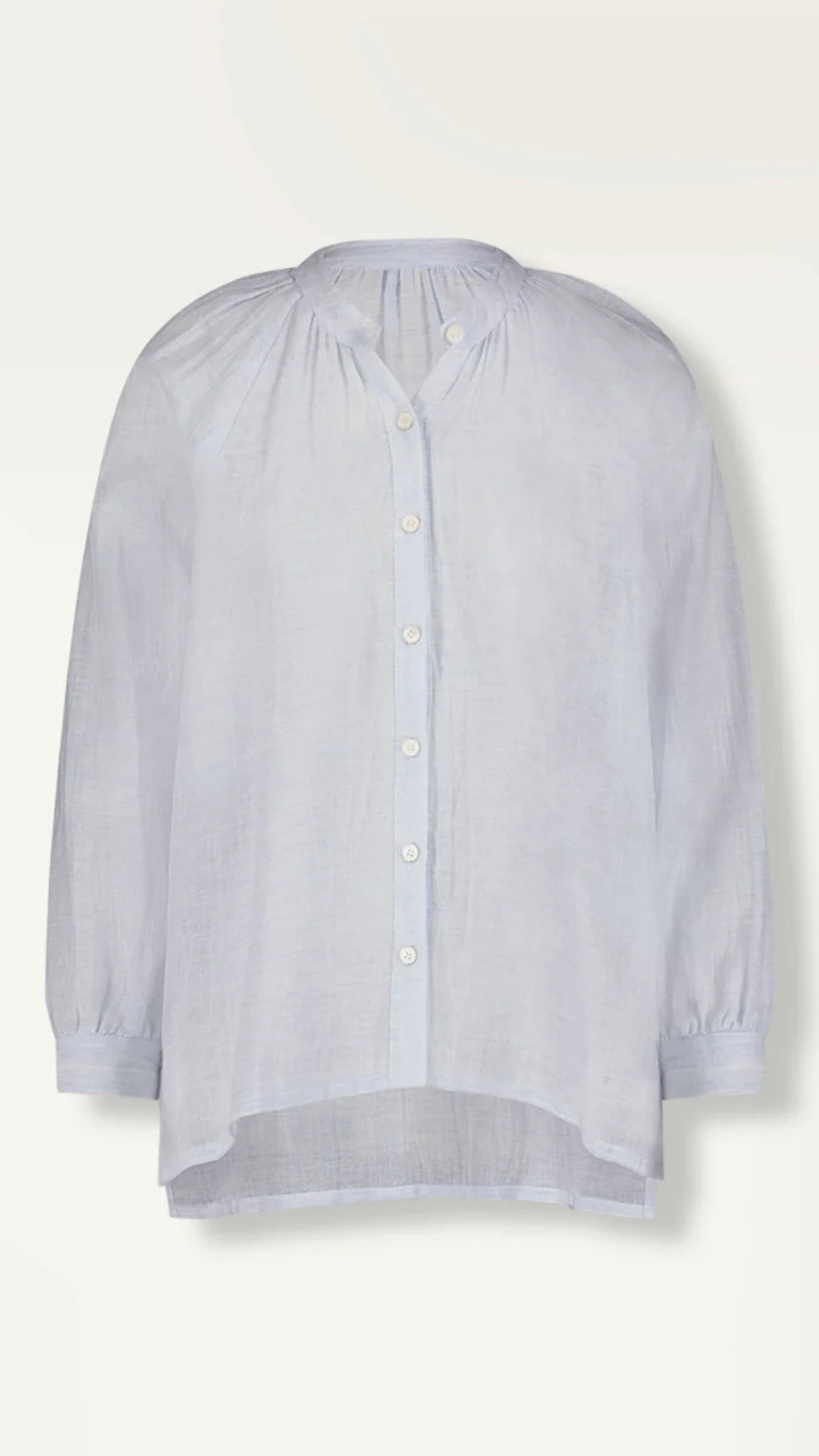 MITA Button Up Blouse | Nefas Sky - LemLem